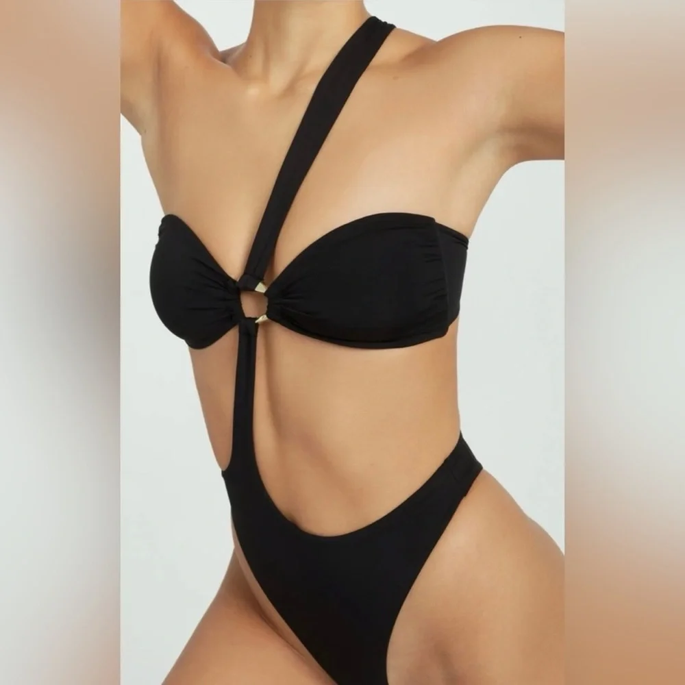NWT Riot Swim Belen One Piece Mystic Monokoni - Black XS